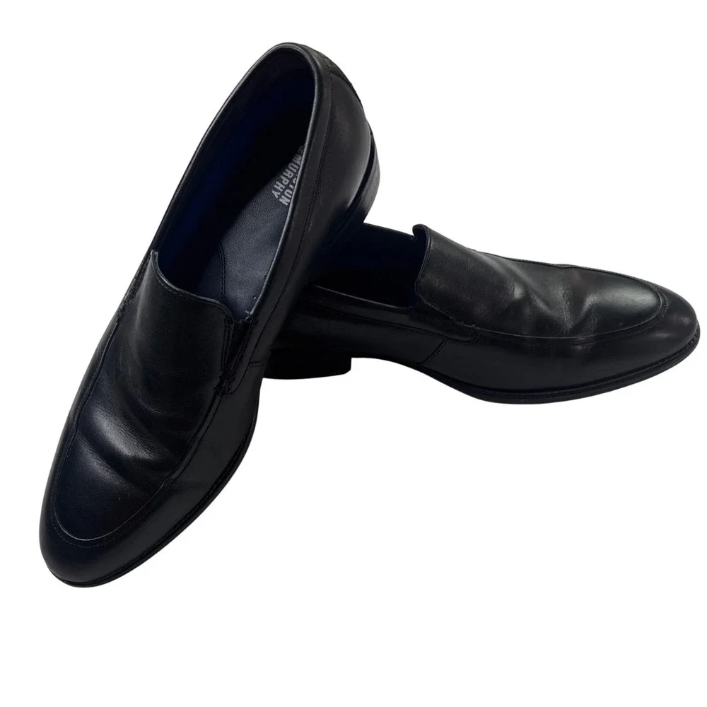Johnston & Murphy Stockton Venetian Loafer, Men's Size 11.5 M, Black MSRP $149‎